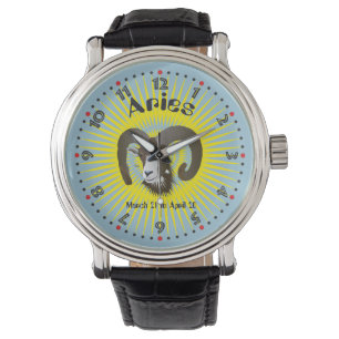Aries March 21 to April 20 Watch Armbanduhr