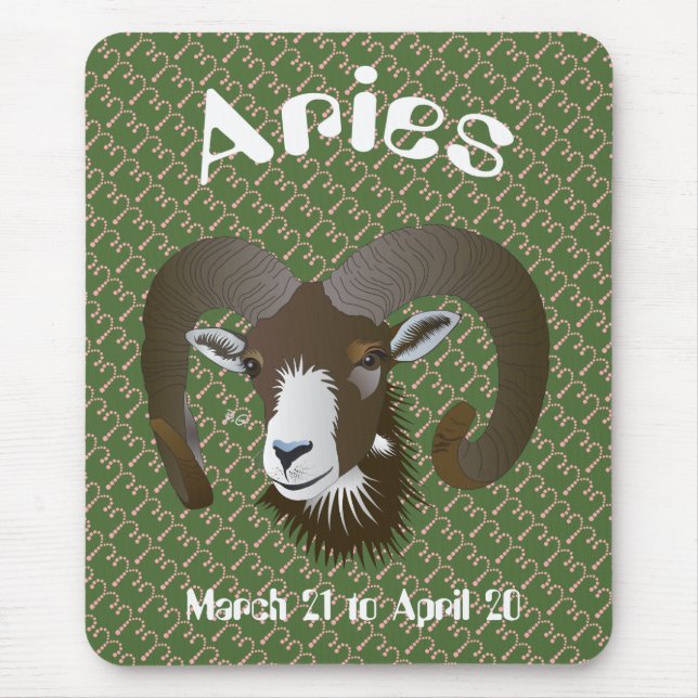 Aries März 21 bis 20. April Mauspad (Vorne)