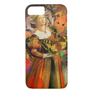 Aries Orange Woman Gothic Illustration iPhone 8/7 Hülle