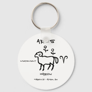 Aries Personalisiert Schlüsselanhänger