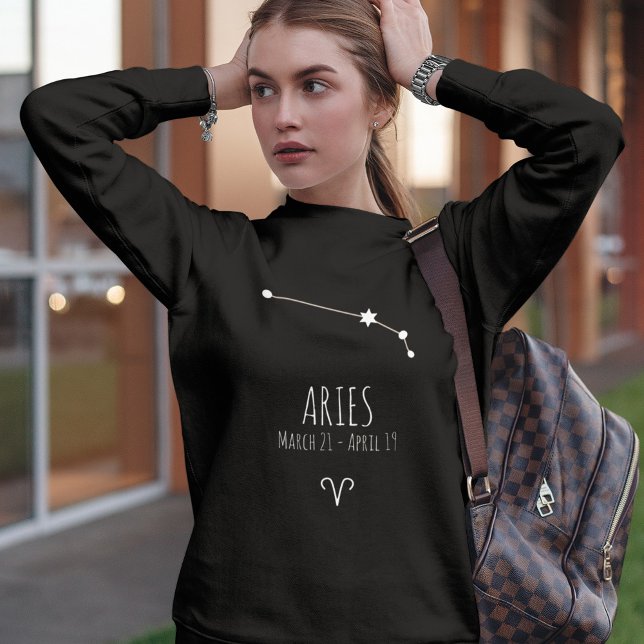 Aries | Personalisierte Sternbilder Sweatshirt (Von Creator hochgeladen)