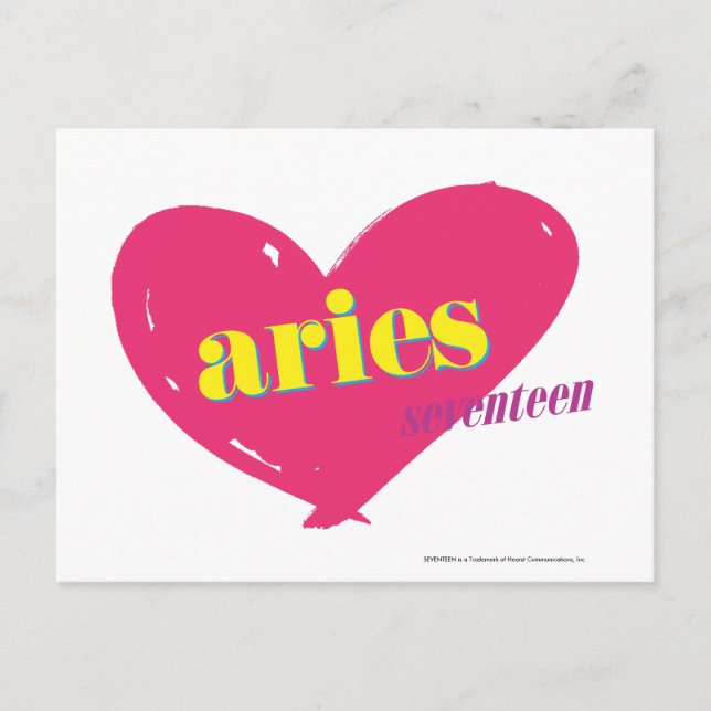 Aries Postkarte (Vorderseite)