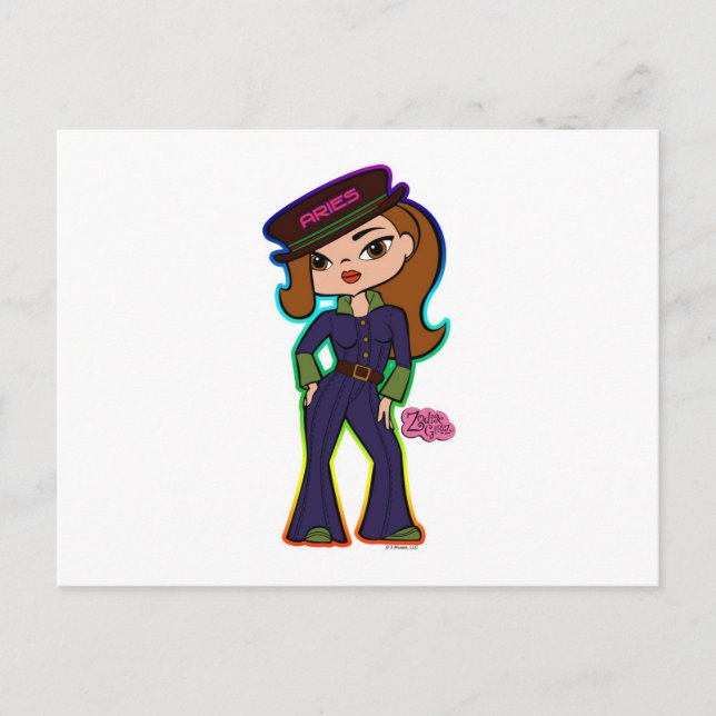 Aries Postkarte (Vorderseite)