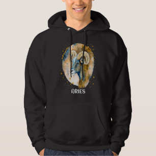 Aries ragen astrologisches Zodiakfeuerzeichen durc Hoodie