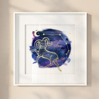 Aries Ram-Zeichen des Zodiac Custom Geburtsdatum