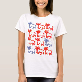 Aries Red and Blue Ram T‑Shirt – Bold Aries Energy T-Shirt