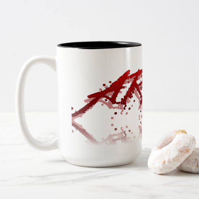 Aries Reflection Zweifarbige Tasse (Mit Donut)