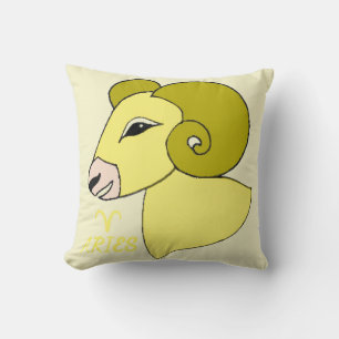 Aries Reversible Throw Pillow Kissen