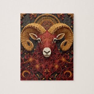 Aries-Sternzeichen-Papier-Quilling