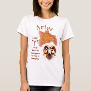 Aries-Sternzeichen-T-Shirt T-Shirt