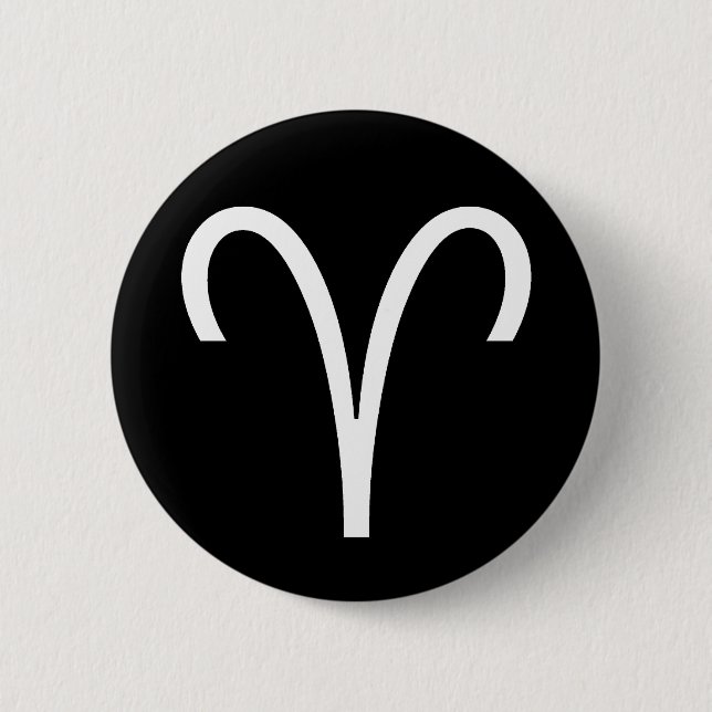 Aries-Symbol Button (Vorderseite)