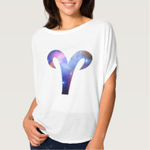 Aries Symbol Flowy Circle Oben