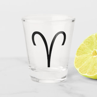 Aries Symbol Ram Zodiac Sign Schnapsglas