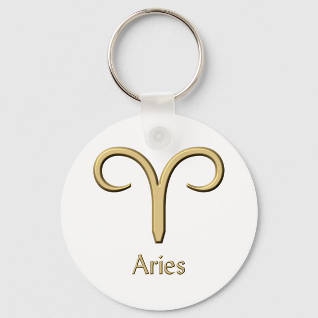 Aries-Symbol Schlüsselanhänger (Vorderseite)