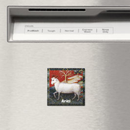 Aries the Ram Zodiac Sign Birthday Party Magnet