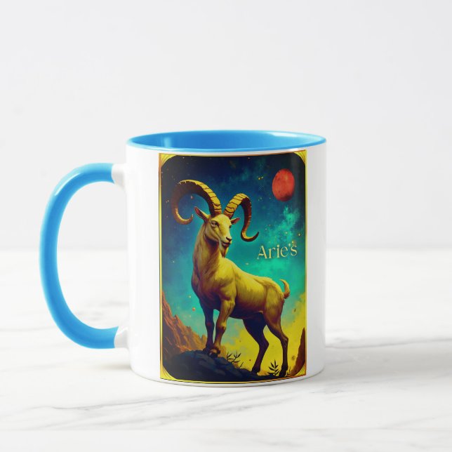Aries the Ram Zodiac Sign Tasse (Links)