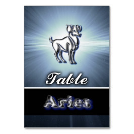 Aries Tischnummer