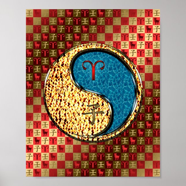 Aries & Water Rat Poster (Vorne)