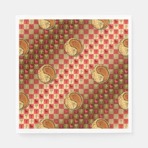 Aries & Wood Rat Serviette