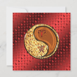 Aries & Wood Tiger Karte