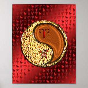 Aries & Wood Tiger Poster