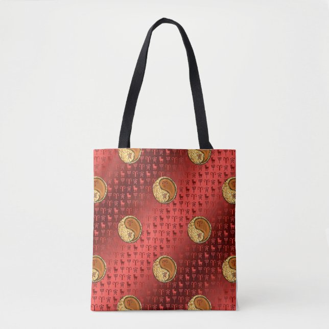 Aries & Wood Tiger Tasche (Vorderseite)
