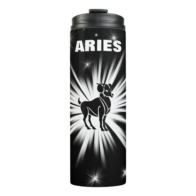 Aries-Zeichen Thermosbecher (Vorderseite)