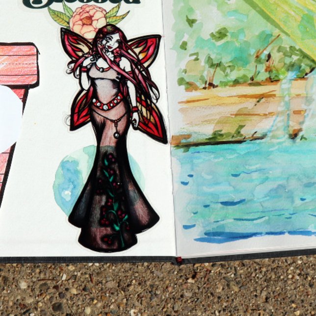 Aries Zodiac Fairy Goddess Astrologie Fairies Aufkleber (Von Creator hochgeladen)