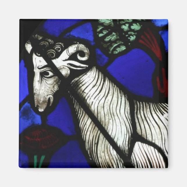 Aries Zodiac Glass Notre-Dame de Paris SFM Magnet (Vorne)