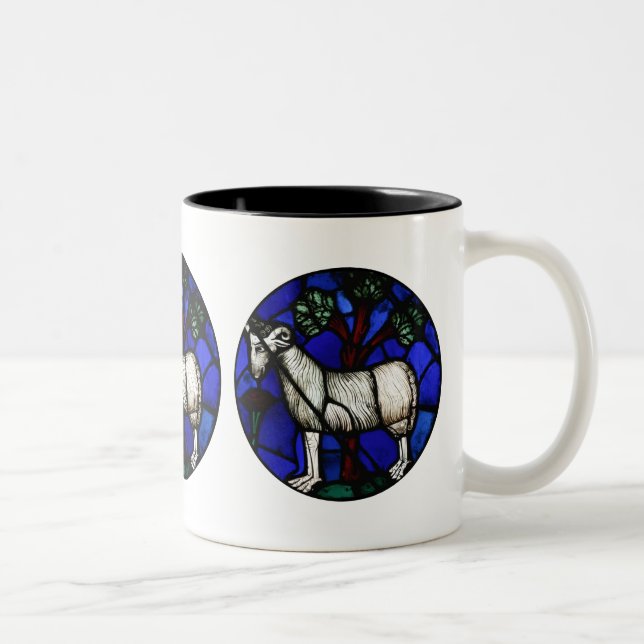 Aries Zodiac Glass Notre-Dame de Paris Tasse (Rechts)