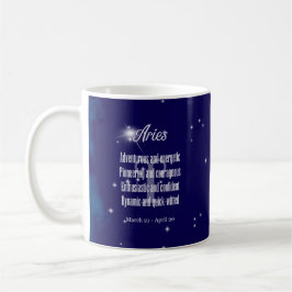 Aries Zodiac Horoskop Astrologische Konstellation Kaffeetasse