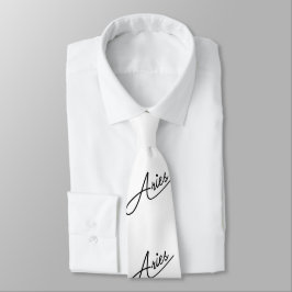 Aries Zodiac Krawatte