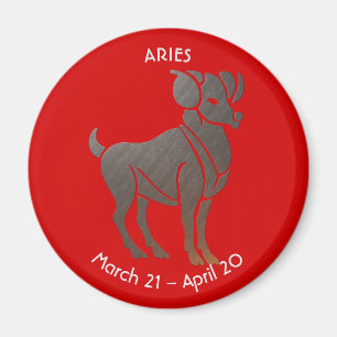 Aries Zodiac Magnet