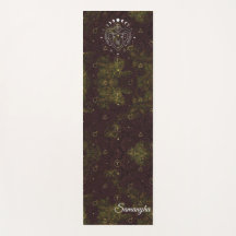 Aries Zodiac Personalisiert Lila Gold Oriental
