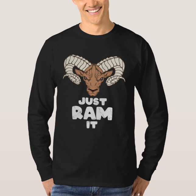Aries Zodiac Sign Aries Personality T-Shirt (Vorderseite)