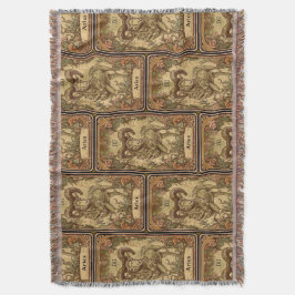 Aries Zodiac Sign Decke