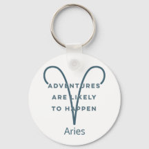 Aries Zodiac Sign Fusion Zitat in Blue Text Geburt