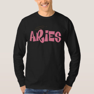 Aries Zodiac Sign Horoskop Astrologie April Geburt T-Shirt