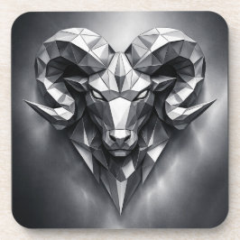 Aries zodiac sign masculine style getränkeuntersetzer
