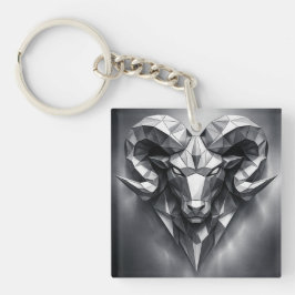 Aries zodiac sign masculine style schlüsselanhänger