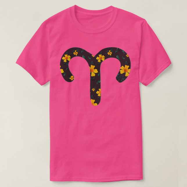 Aries Zodiac Sign T-Shirt (Design vorne)