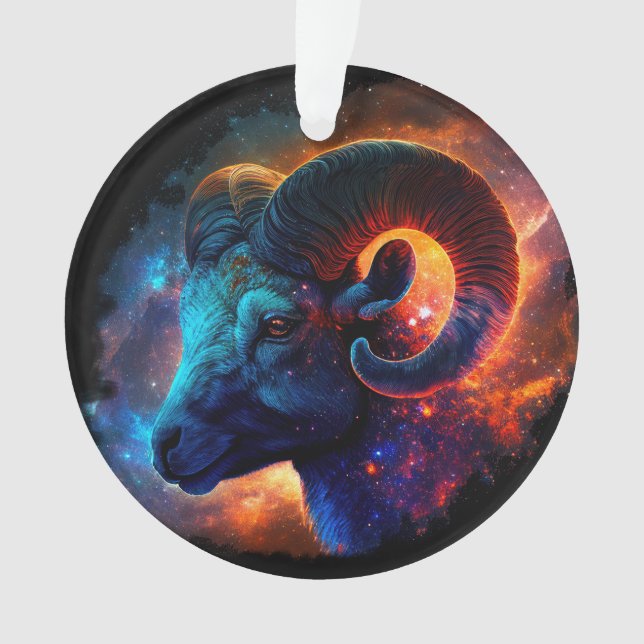 Aries Zodiac Star Sign - No Text - Ornamente (Vorderseite)