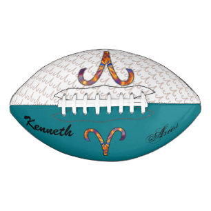 Aries Zodiac Symbol Element von Kenneth Yoncich Football