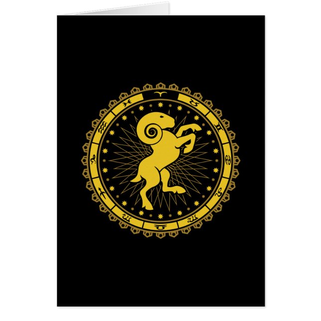 Aries - Zodiac - Symbol - Horoskop (Vorne)