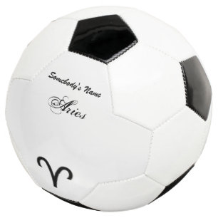 Aries Zodiac Symbol Standard von Kenneth Yoncich Fußball