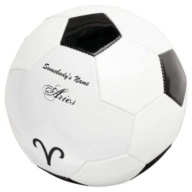 Aries Zodiac Symbol Standard von Kenneth Yoncich Fußball (Dreiviertel)