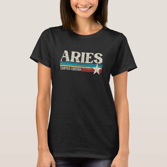 Aries Zodiac-Zeichen 1 T-Shirt (Vorderseite)
