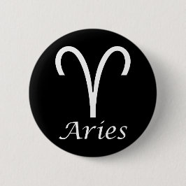"Aries" Zodiac-Zeichen Button