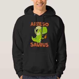 Ariesosaurus Aries Zodiac Sign Astrologie T Rex Di Hoodie
