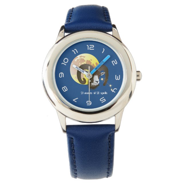 Ariete 21 marzo al 20 aprile Orologio Armbanduhr (Vorderseite)